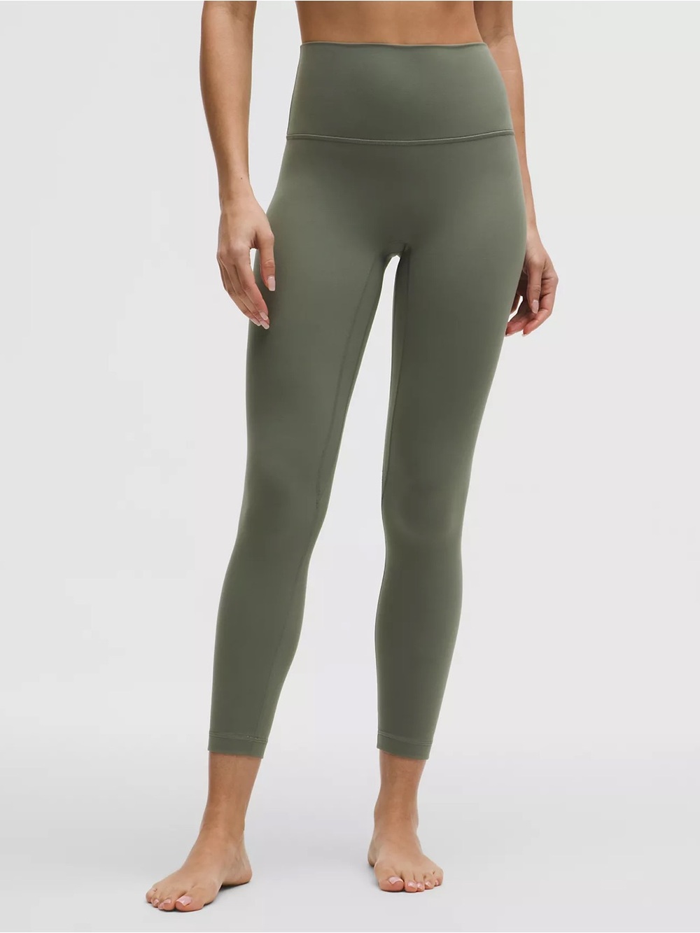 Lululemon - Wunder Train No Line™ High-Rise Tight 25" - Willow Leaf - NEW